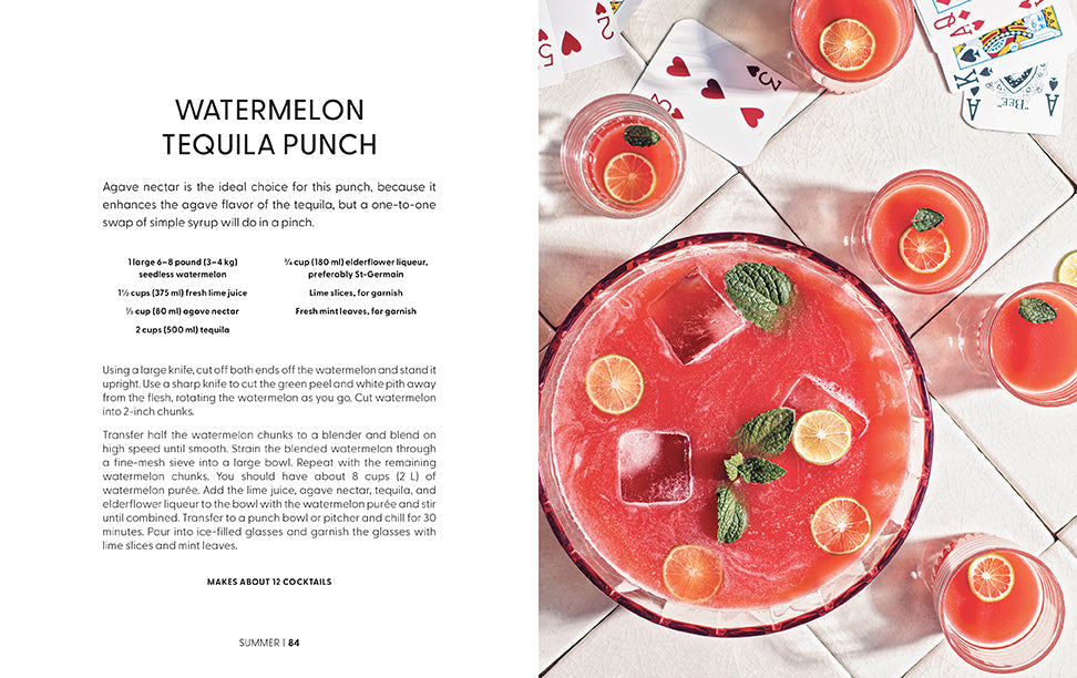 Drinks for Every Season Hardcover Book