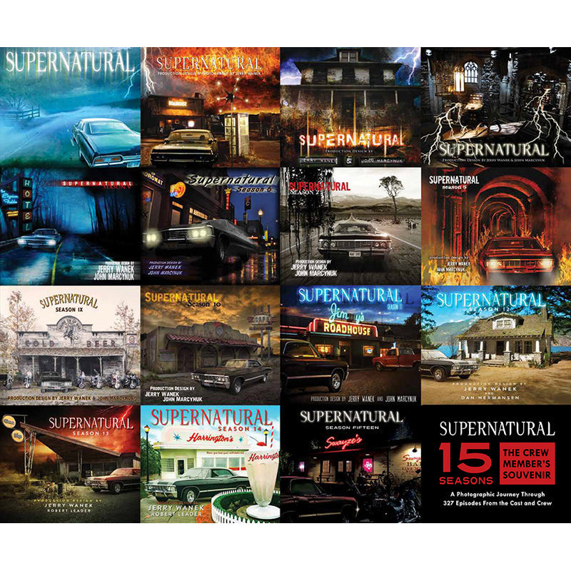 Supernatural 15 Seasons: The Crew Member's Souvenir Hardcover Book
