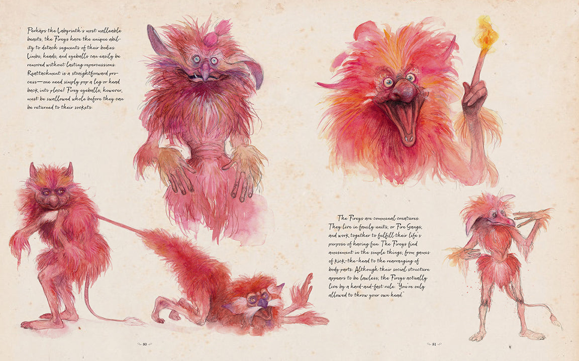 Jim Henson's Labyrinth Bestiary Hardcover Book