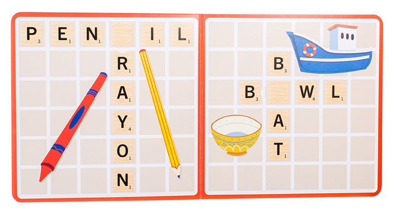 Scrabble: First Words Hardcover Book