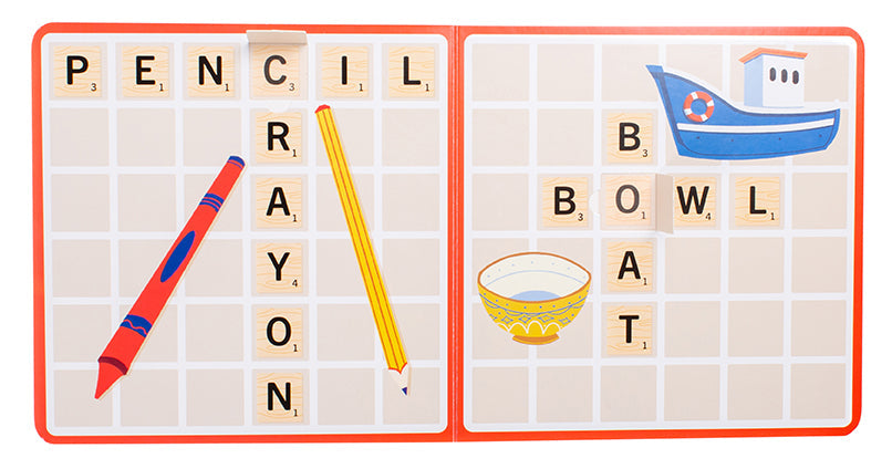 Scrabble: First Words Hardcover Book