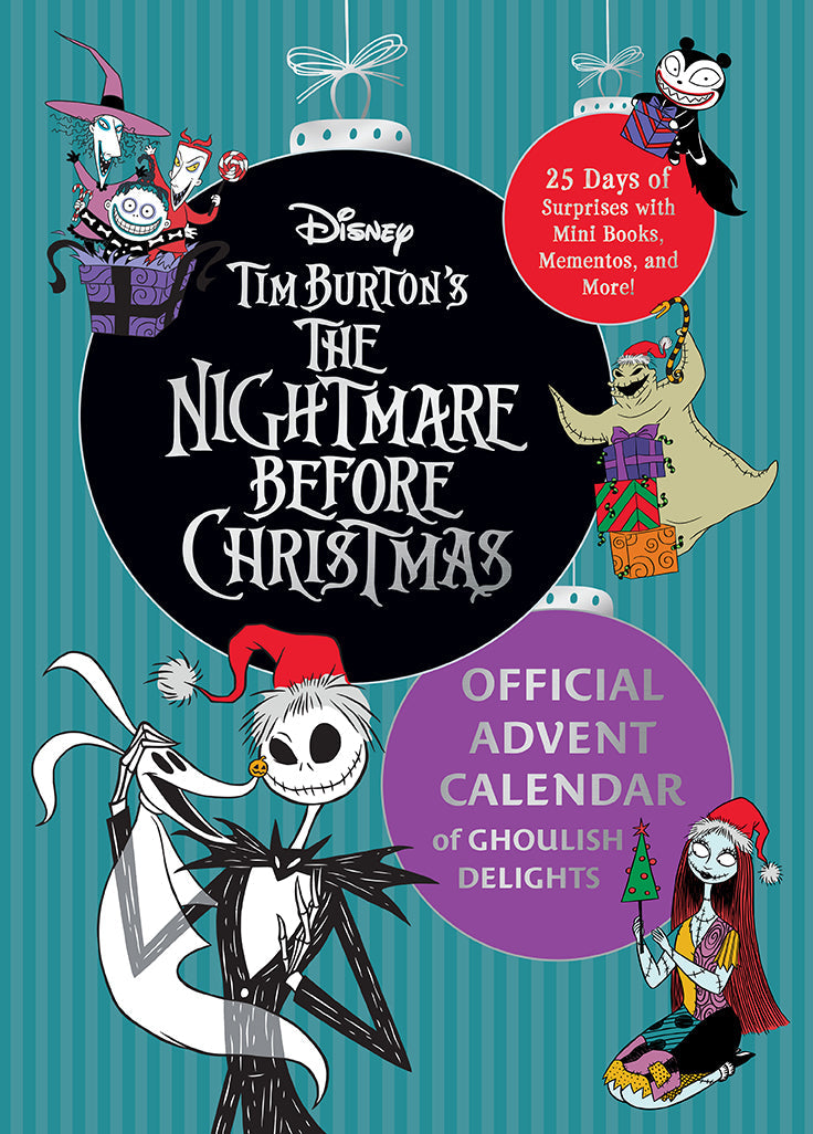 The Nightmare Before Christmas: Official Advent Calendar: Ghoulish Delights Hardcover Book