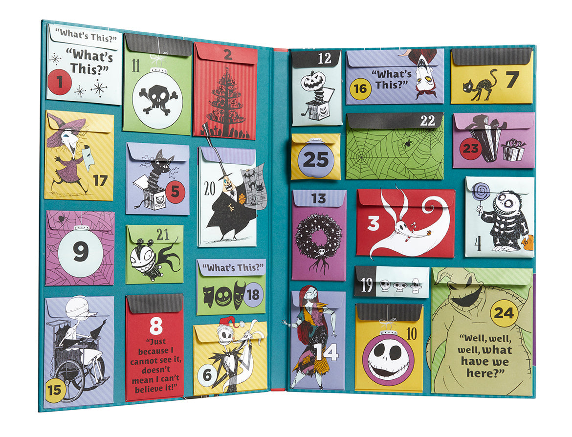 The Nightmare Before Christmas: Official Advent Calendar: Ghoulish Delights Hardcover Book
