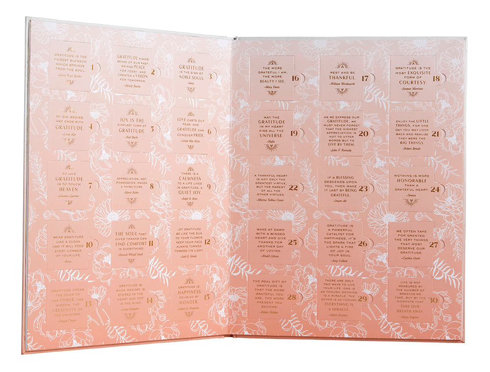 Inner World Tree of Gratitude 30 Day Interactive Calendar