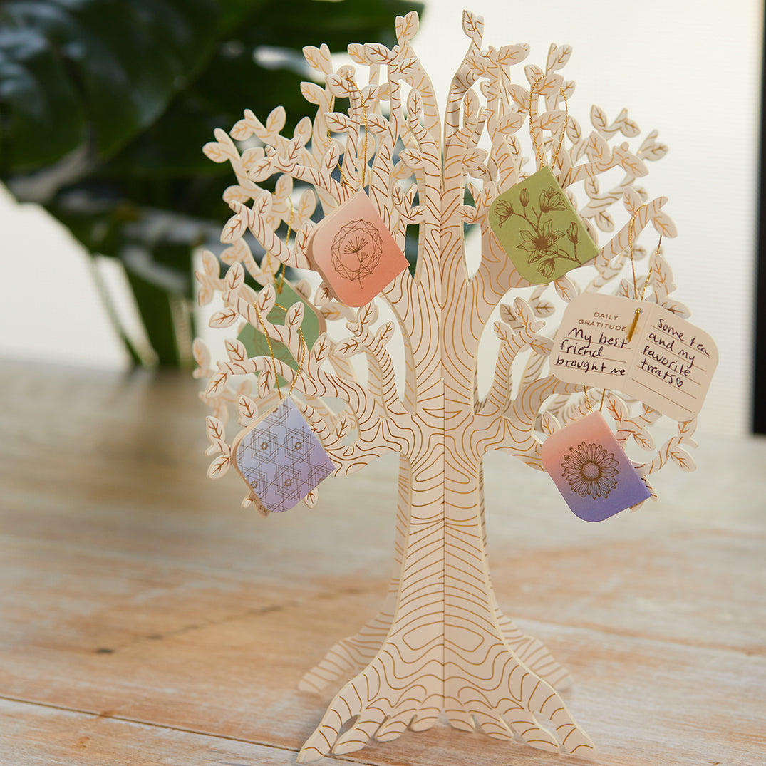 Inner World Tree of Gratitude 30 Day Interactive Calendar