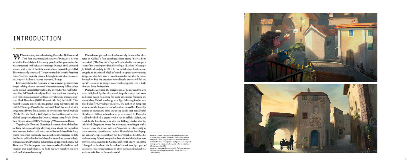 Guillermo del Toro's Pinocchio Hardcover Book