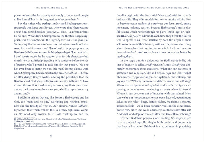 The Buddha and the Bard Hardcover Book