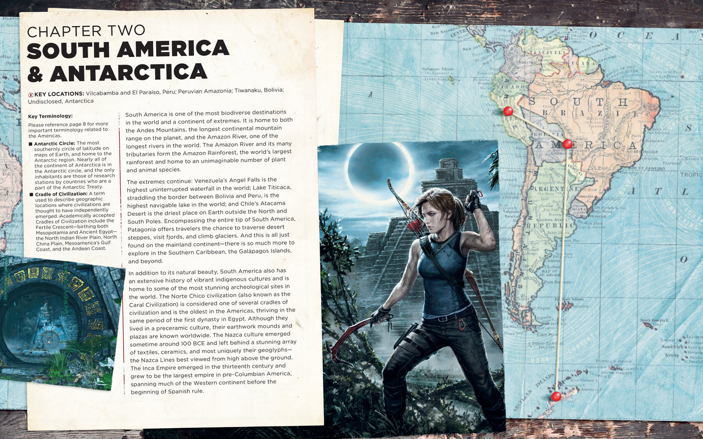 Tomb Raider: The Official Cookbook and Travel Guide Hardcover Book