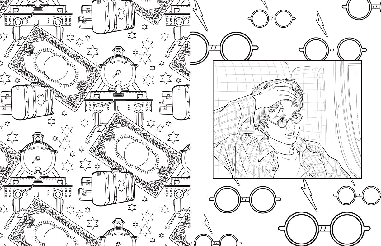 Harry Potter: Gryffindor House Pride: The Official Coloring Book Softcover Book