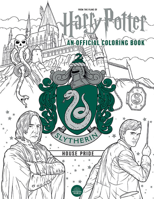 Harry Potter: Slytherin House Pride: The Official Coloring Book Softcover Book
