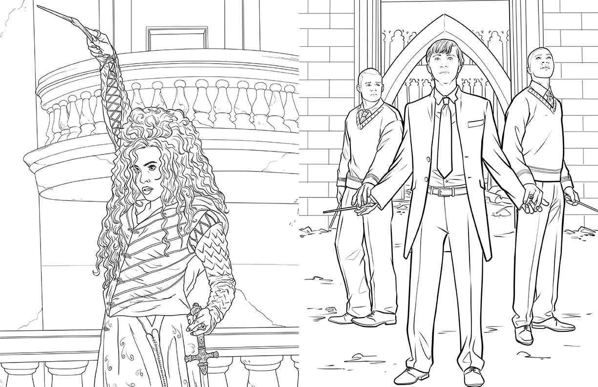 Harry Potter: Slytherin House Pride: The Official Coloring Book Softcover Book