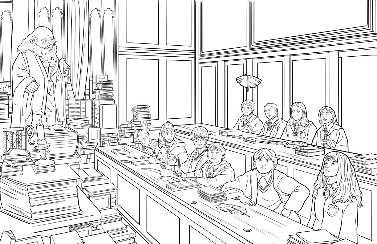 Harry Potter: Ravenclaw House Pride: The Official Coloring Book Softcover Book