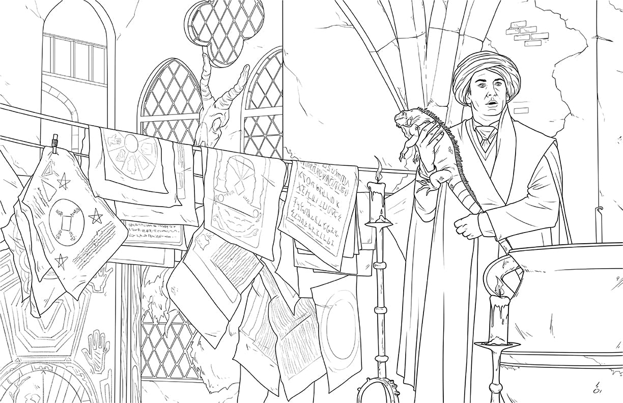 Harry Potter: Ravenclaw House Pride: The Official Coloring Book Softcover Book