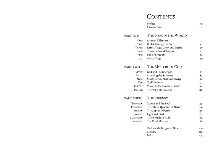 The Bhagavad Gita Softcover Book