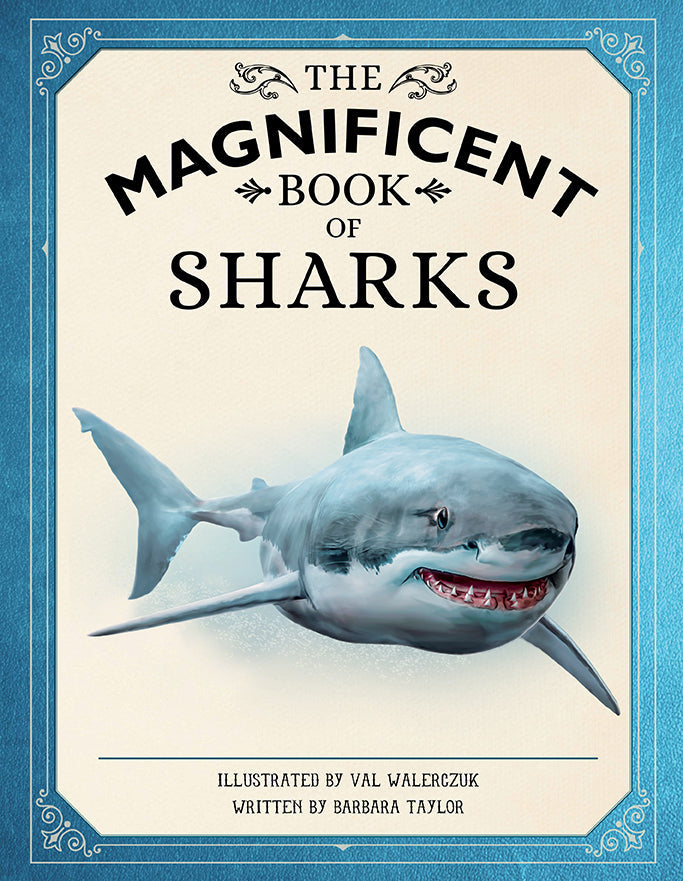 The Magnificent Book of Sharks Hardcover Book