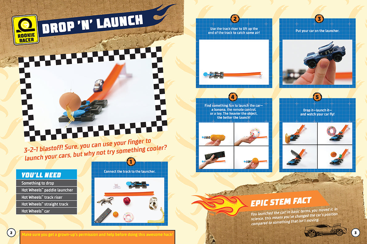 Hot Wheels Track Builder Hardcover Book
