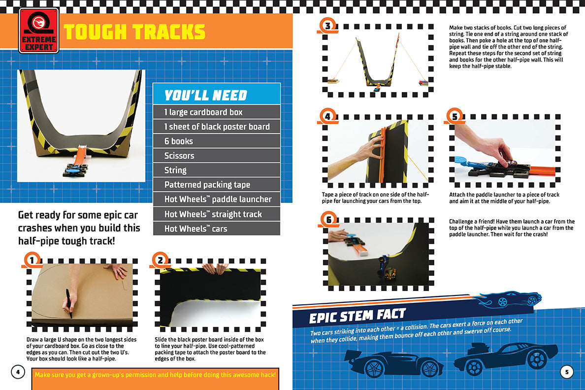 Hot Wheels Track Builder Hardcover Book