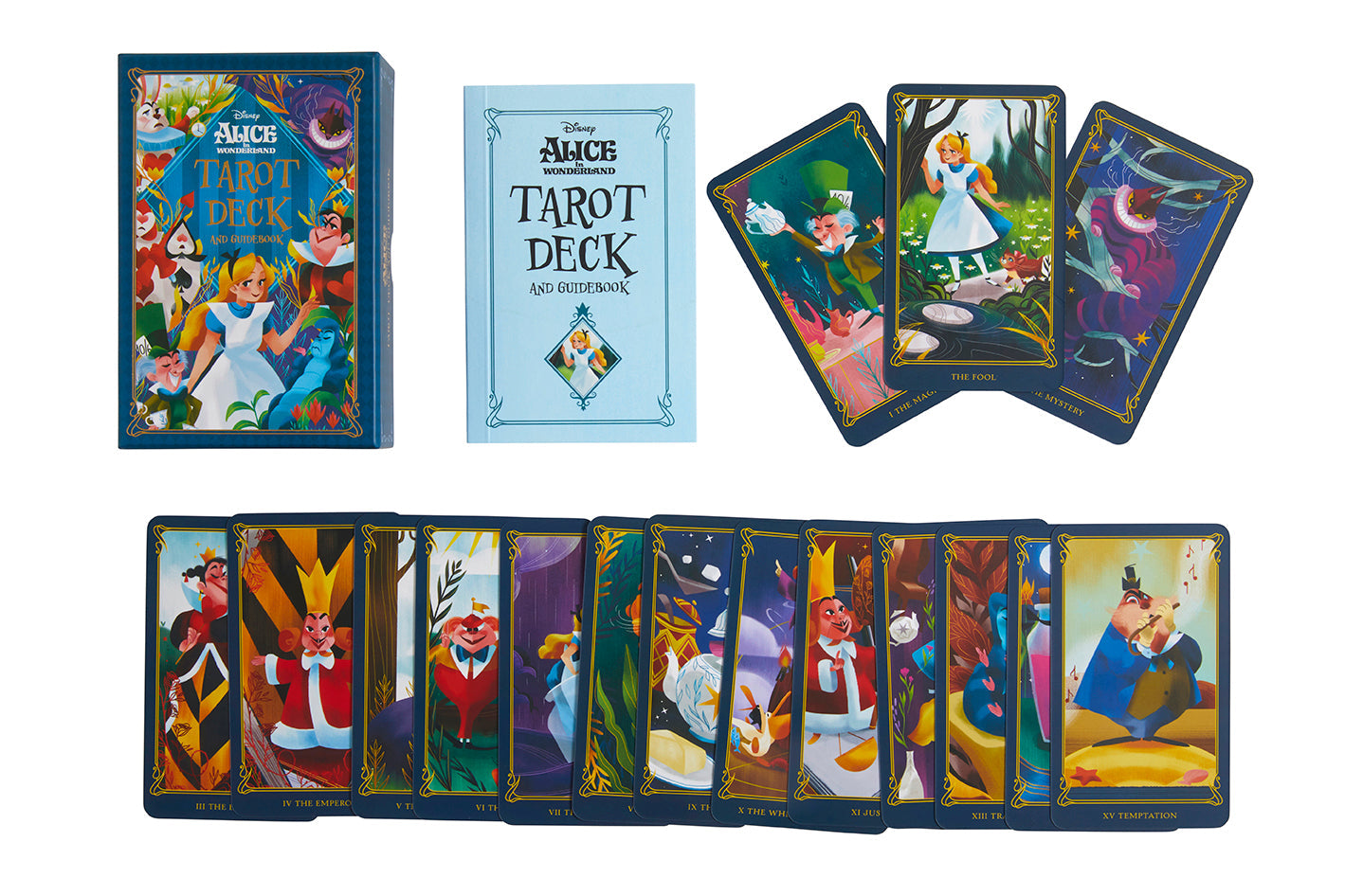 Alice in Wonderland Tarot Deck and GuideHardcover Book