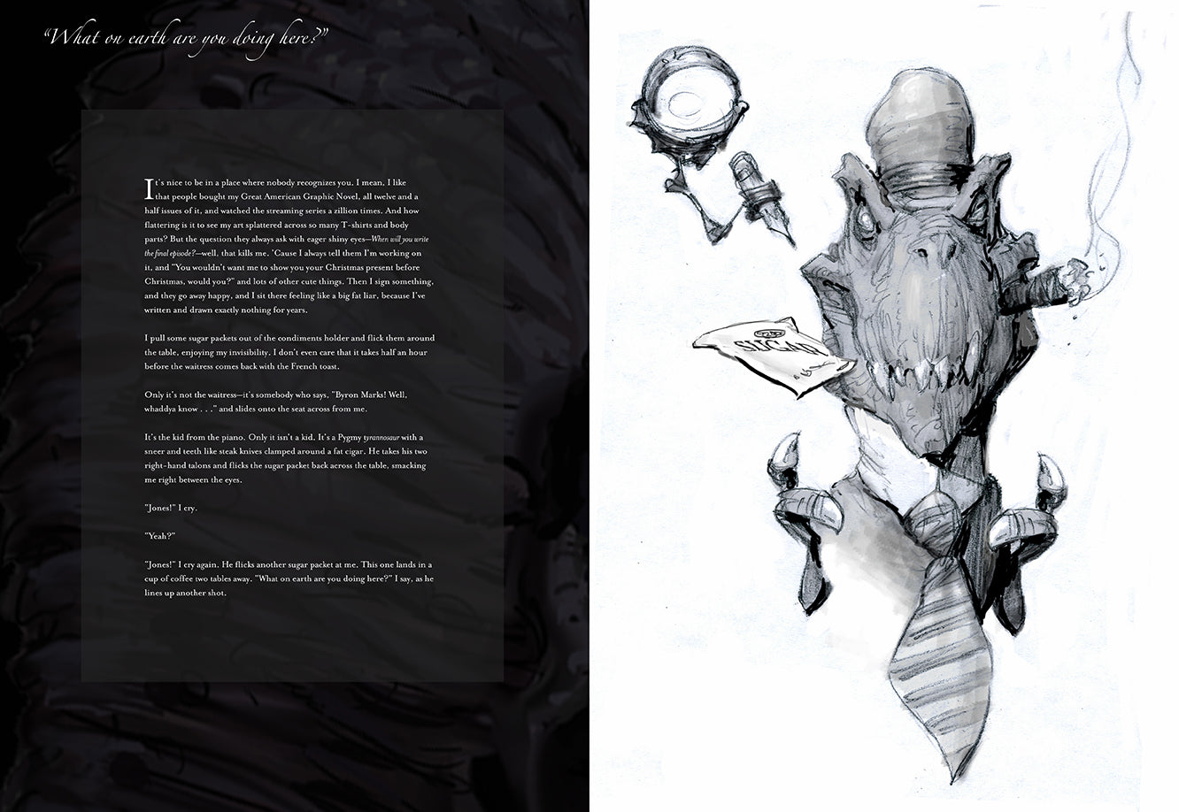 Shadowline Hardcover Book