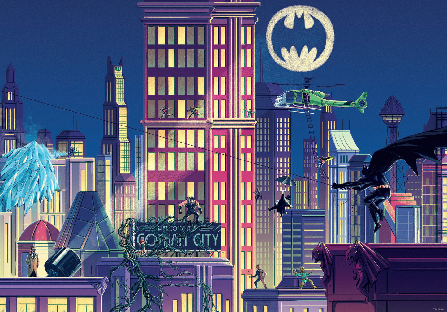 Exploring Gotham City Puzzle and Book Set
