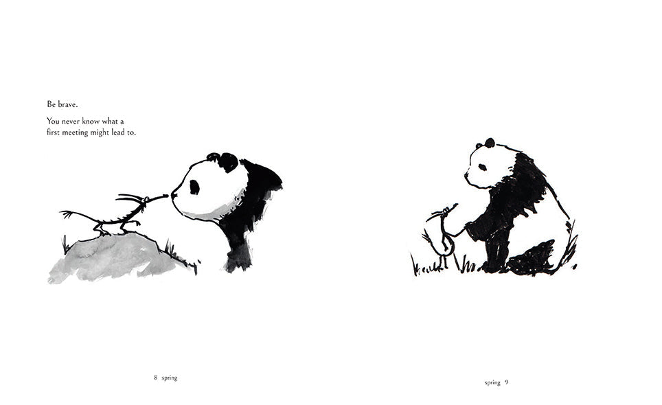 Big Panda and Tiny Dragon Hardcover Book