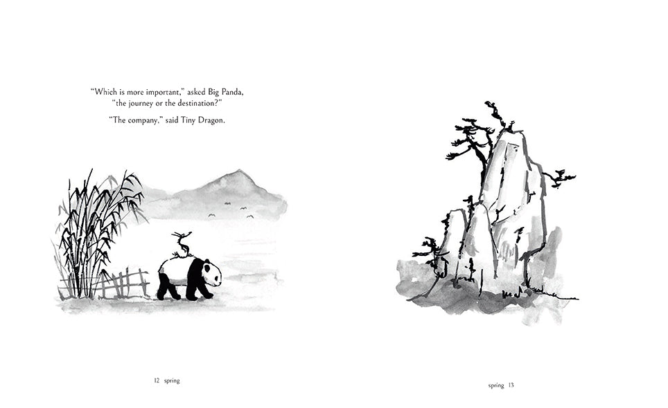 Big Panda and Tiny Dragon Hardcover Book