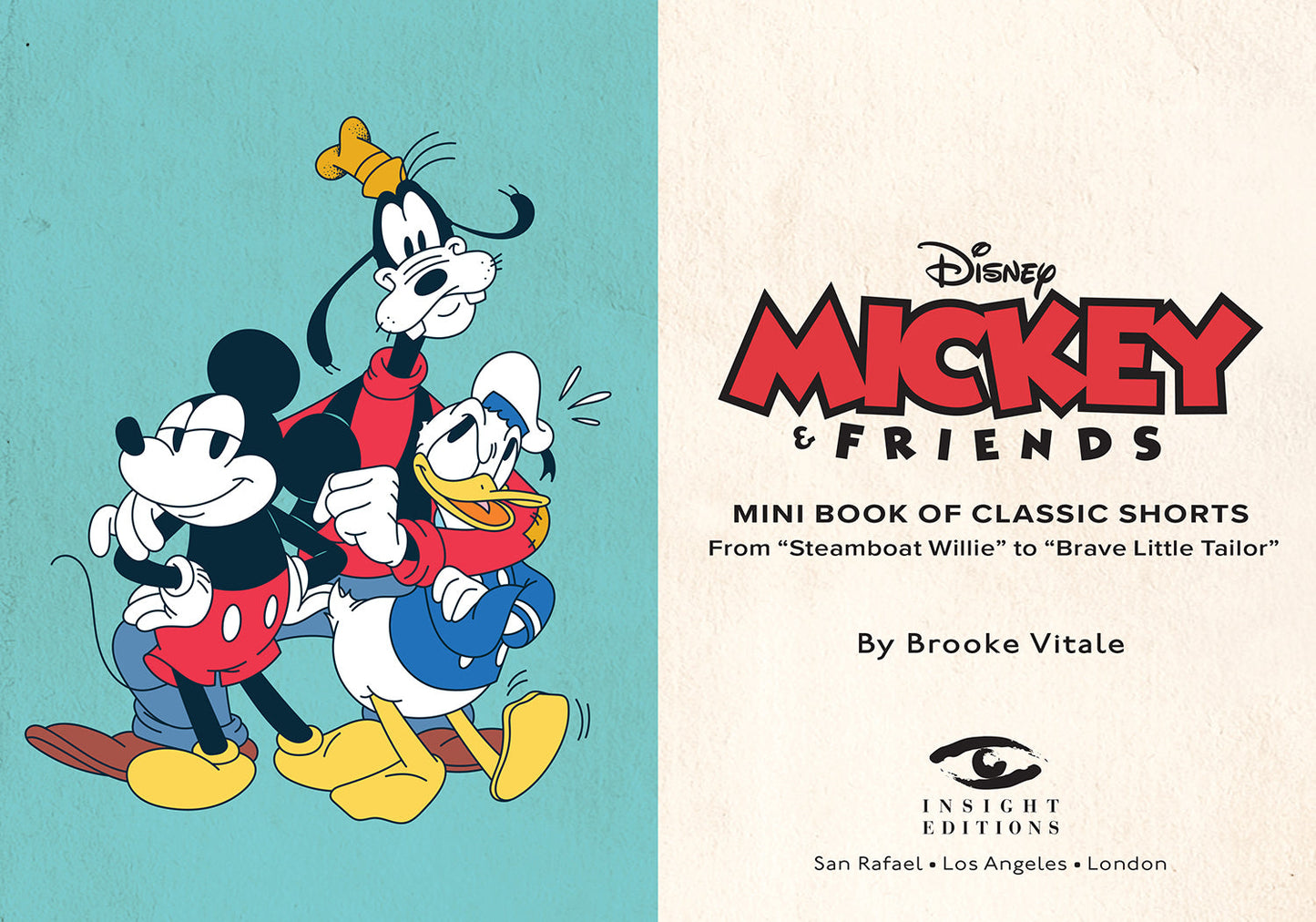Disney: Mickey and Friends: Mini Book of Classic Shorts Hardcover Book