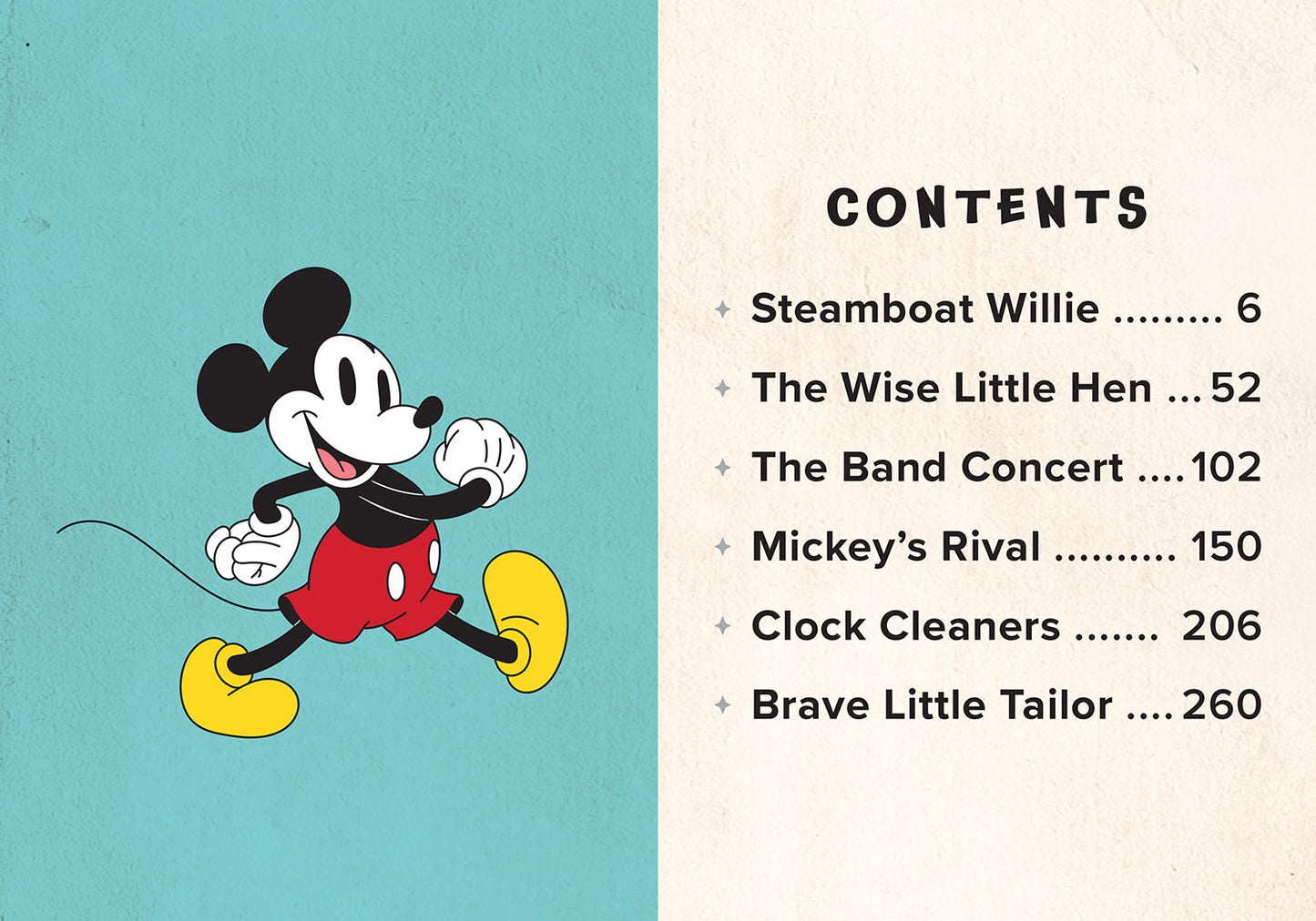 Disney: Mickey and Friends: Mini Book of Classic Shorts Hardcover Book