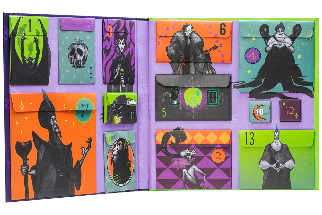 Disney Villains: 13 Frights of Halloween (2022) Hardcover Book