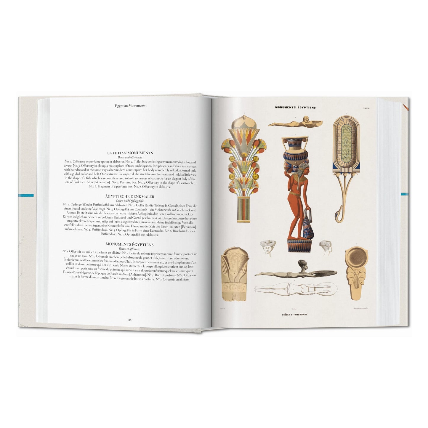 Prisse d'Avennes. Egyptian Art (German, French, English) Book