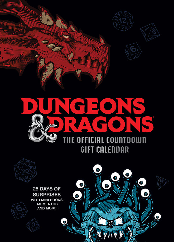 Dungeons & Dragons: The Official Countdown Gift Calendar Hardcover Book