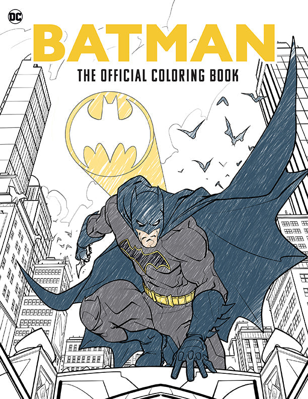 Batman: The Official Coloring Book Softcover Book