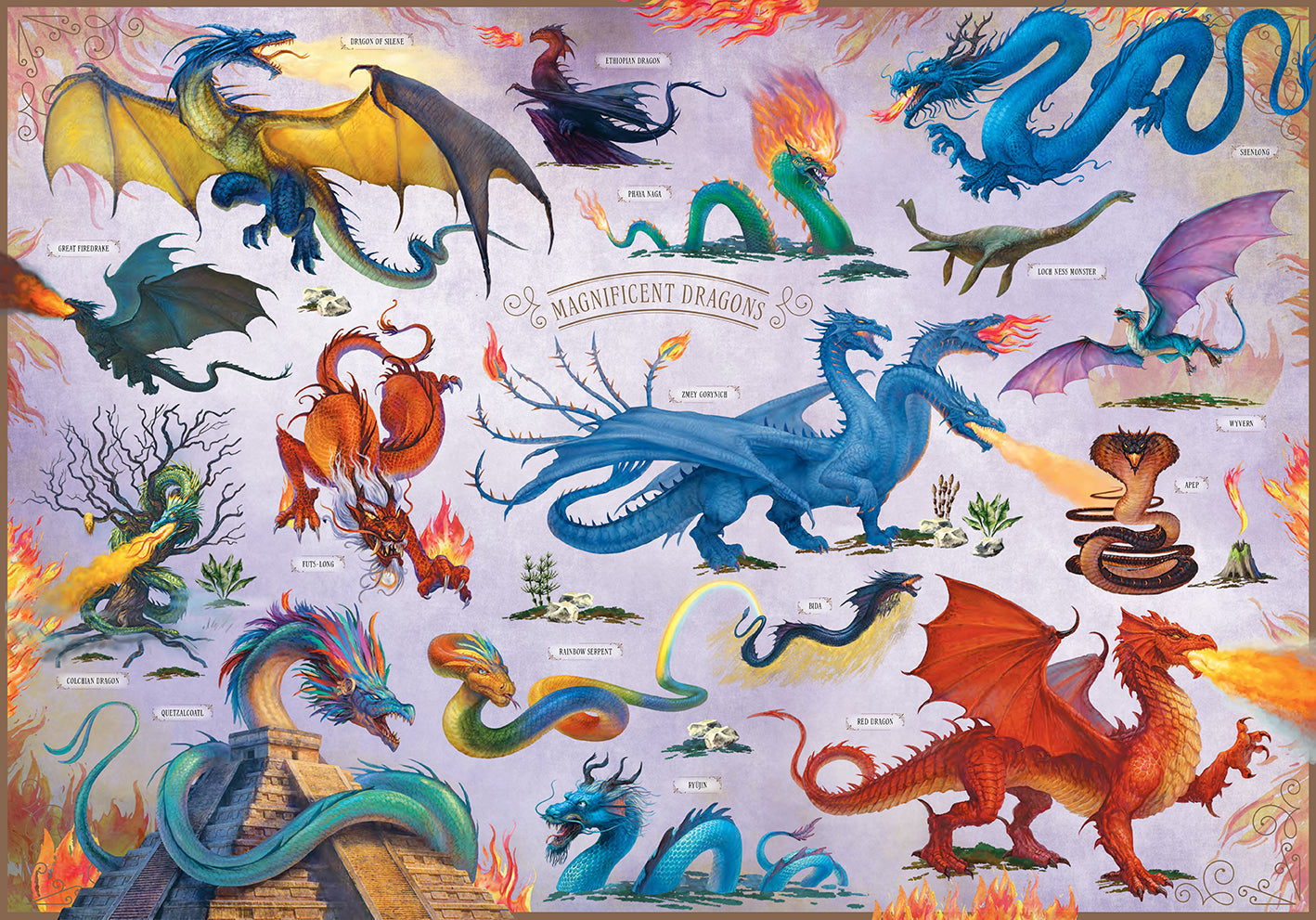 Magnificent Dragons Jigsaw Puzzle