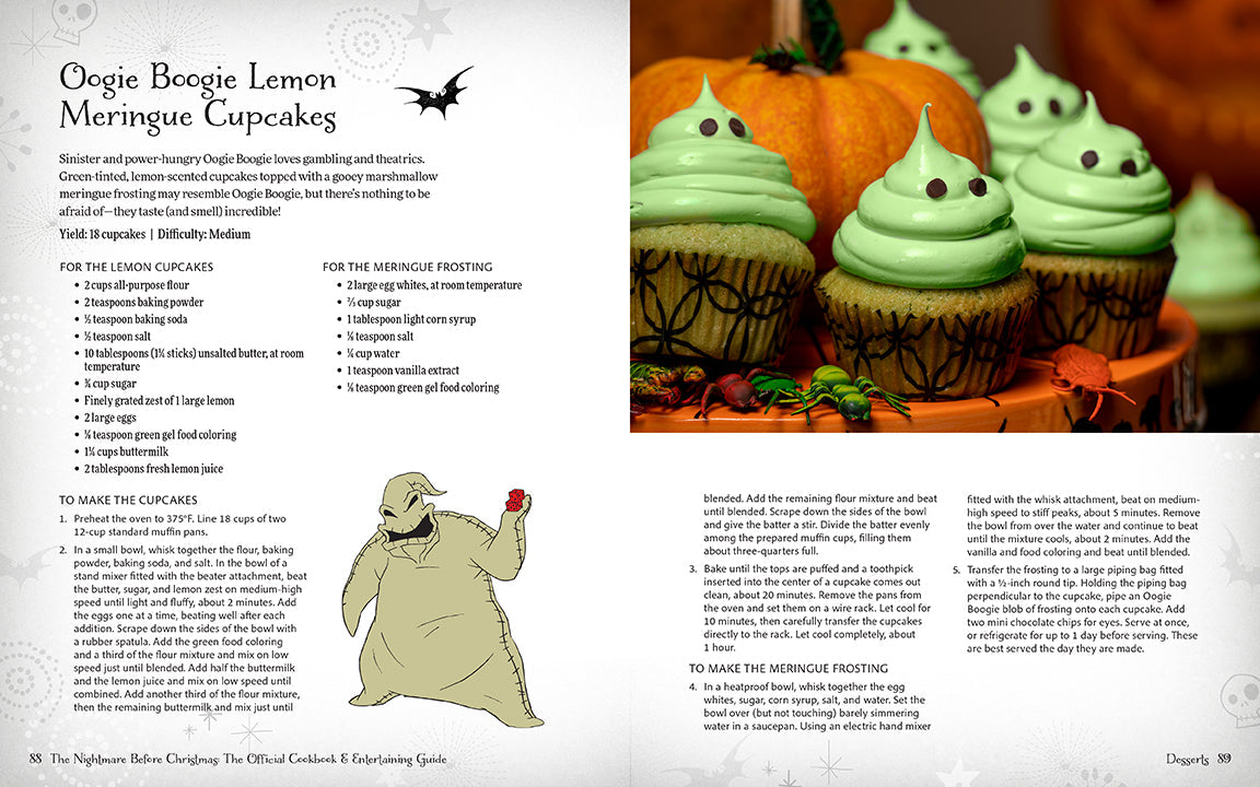 The Nightmare Before Christmas: The Official Cookbook & Entertaining Guide Hardcover Book