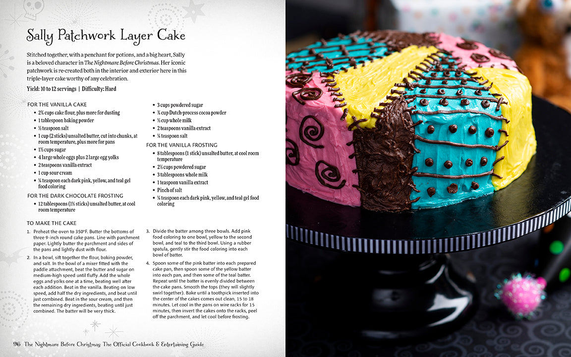 The Nightmare Before Christmas: The Official Cookbook & Entertaining Guide Hardcover Book