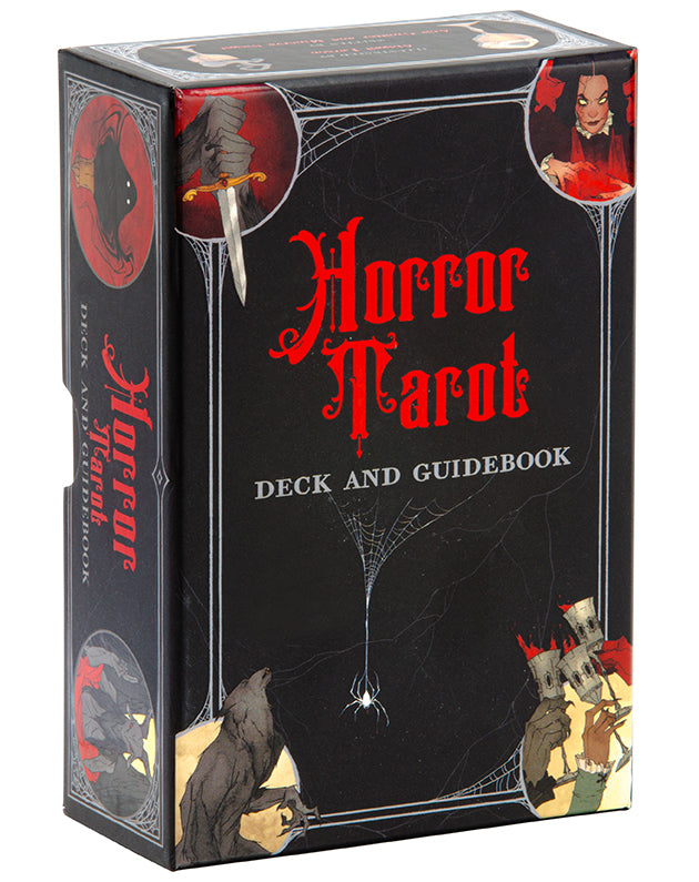 Horror Tarot Deck and Guidebook Hardcover Book