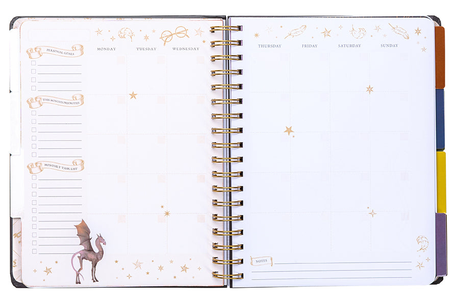 Harry Potter: Floral Fantasy 12-Month Undated Planner Hardcover Book