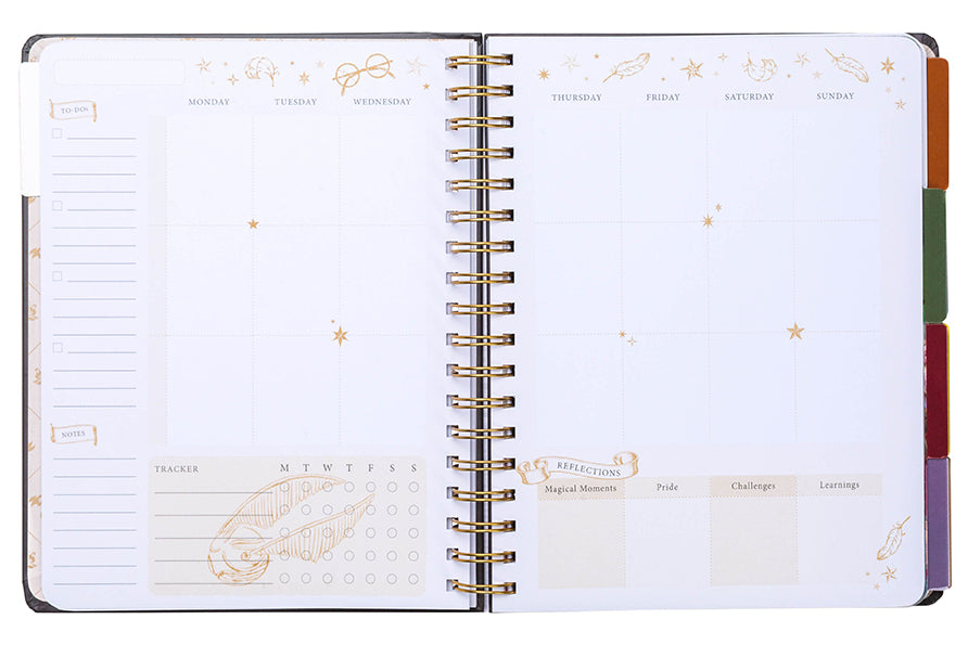 Harry Potter: Floral Fantasy 12-Month Undated Planner Hardcover Book