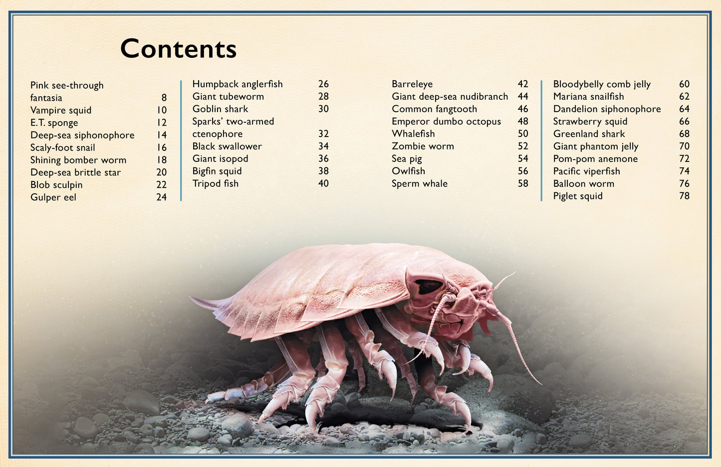 The Magnificent Book of Creatures of the Abyss Hardcover Book