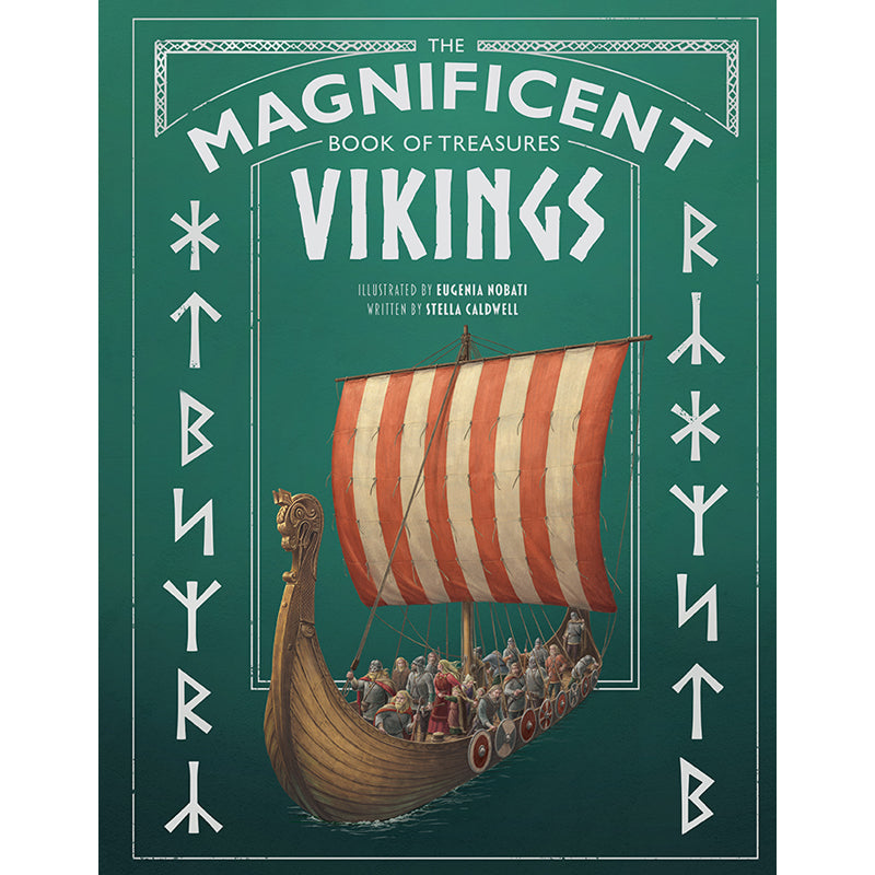 The Magnificent Book of Treasures: Vikings Hardcover Book