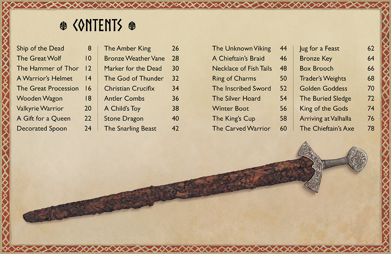 The Magnificent Book of Treasures: Vikings Hardcover Book