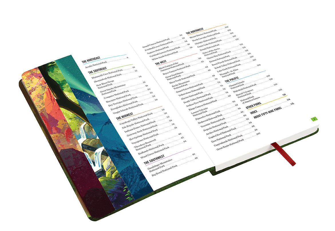 Art of the National Parks Park-Lover's Journal Hardcover Book