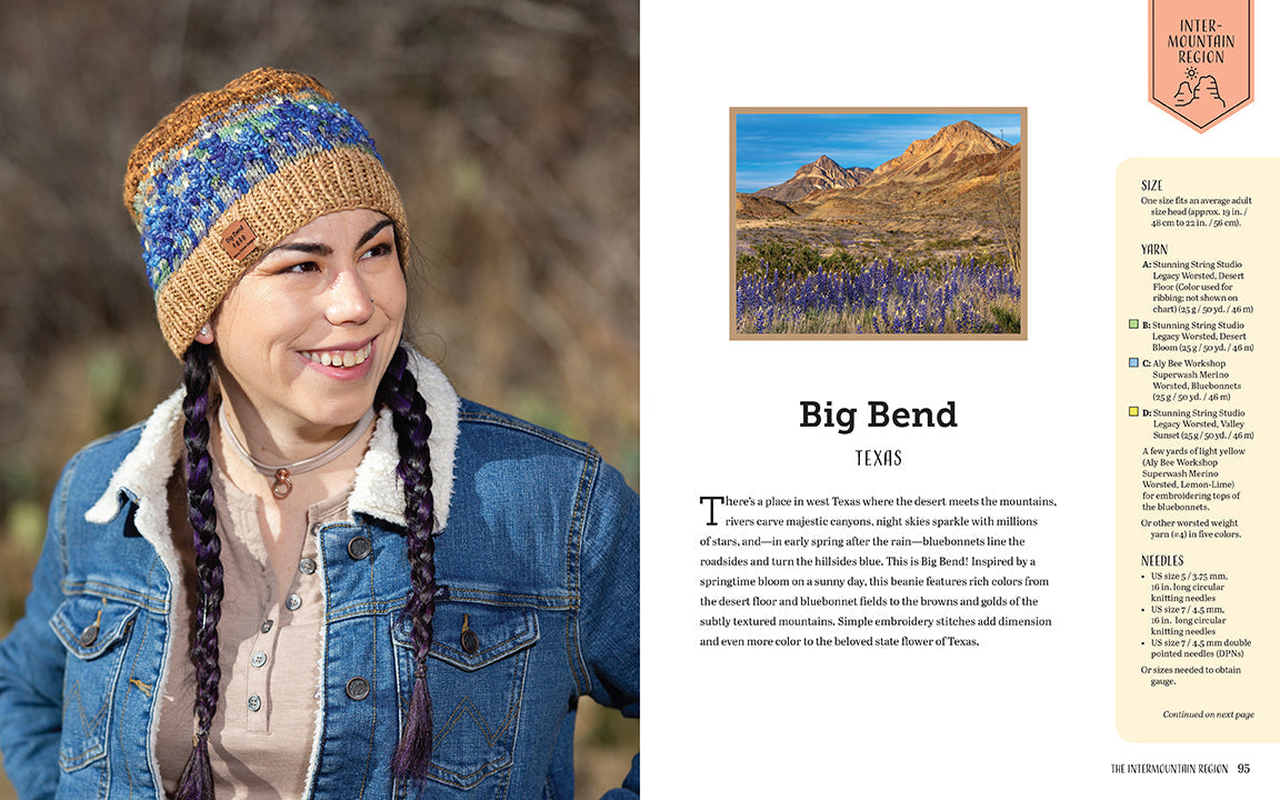 Knitting the National Parks Hardcover Book