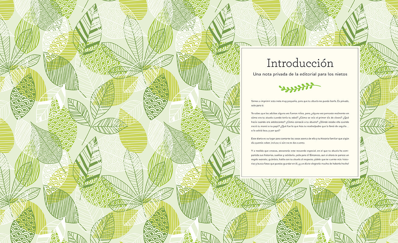 Diario de una abuela Hardcover Book