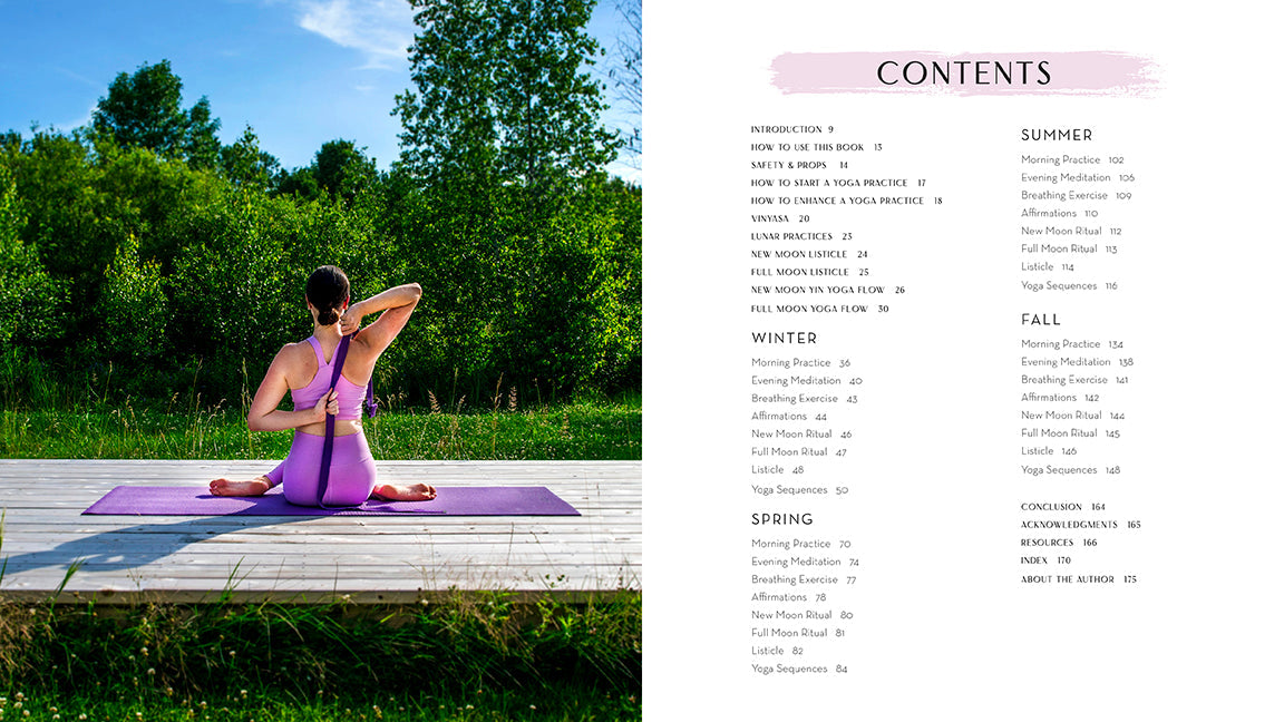 Year of Yoga Hardcover Book