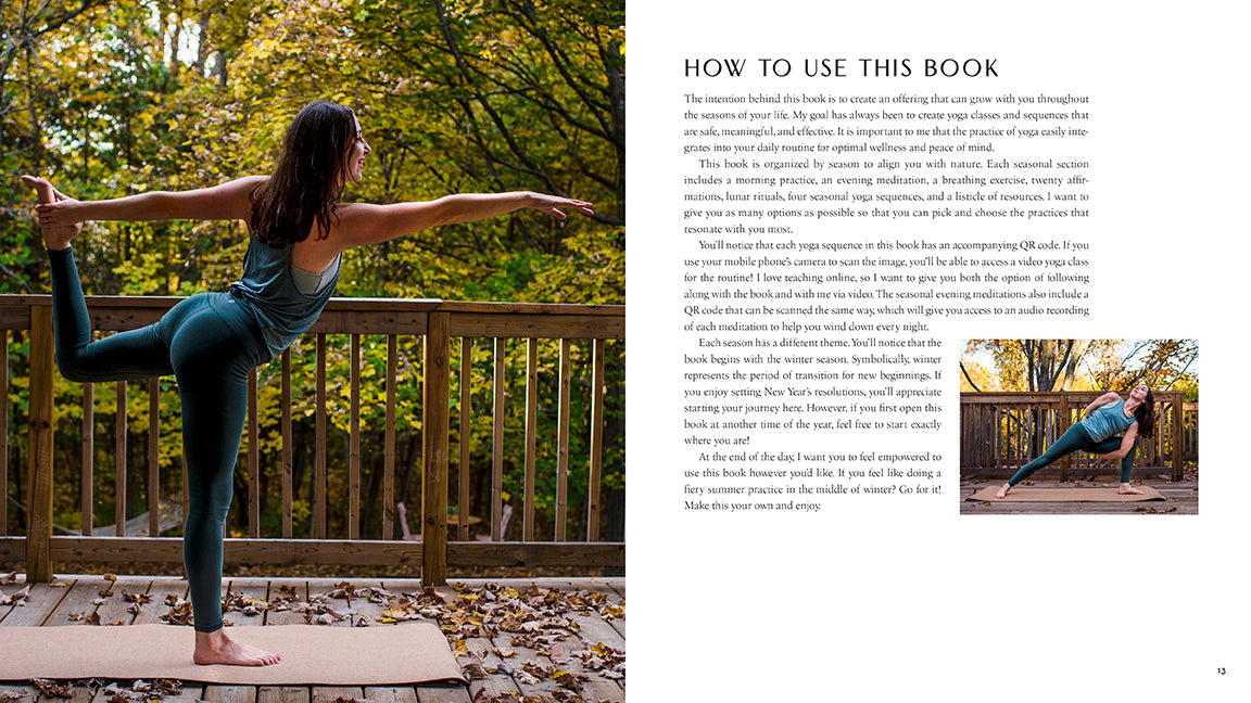 Year of Yoga Hardcover Book