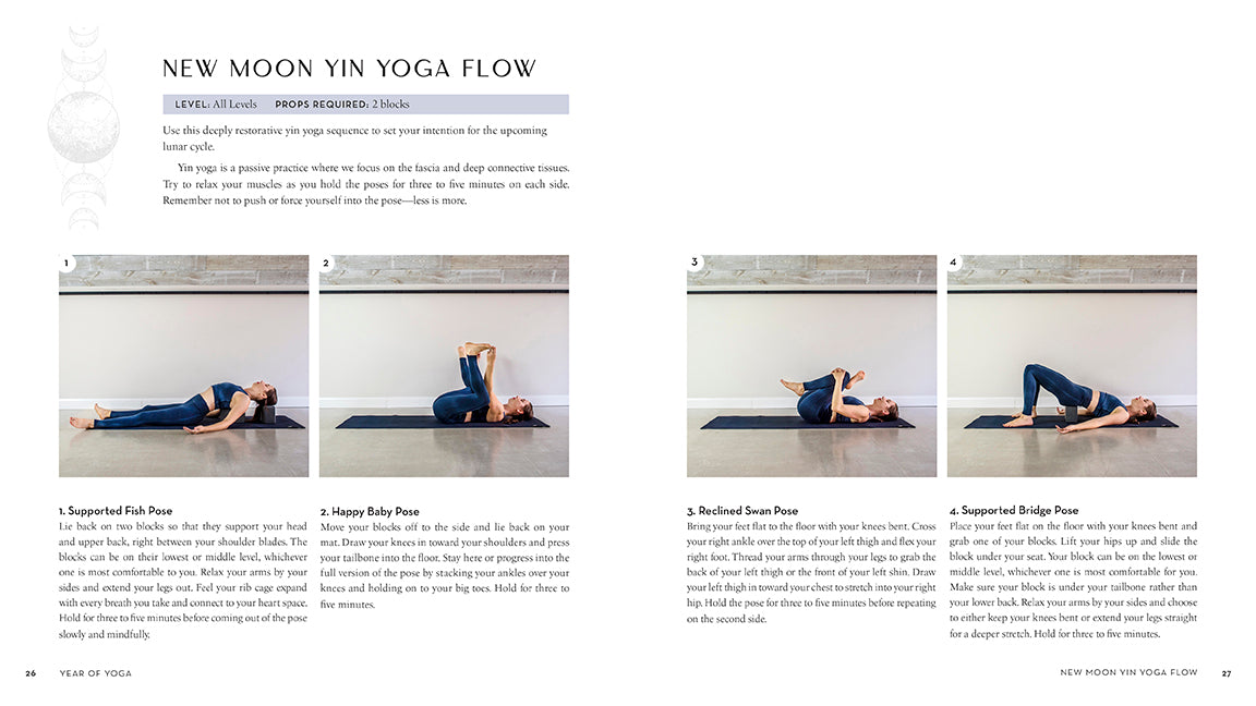 Year of Yoga Hardcover Book