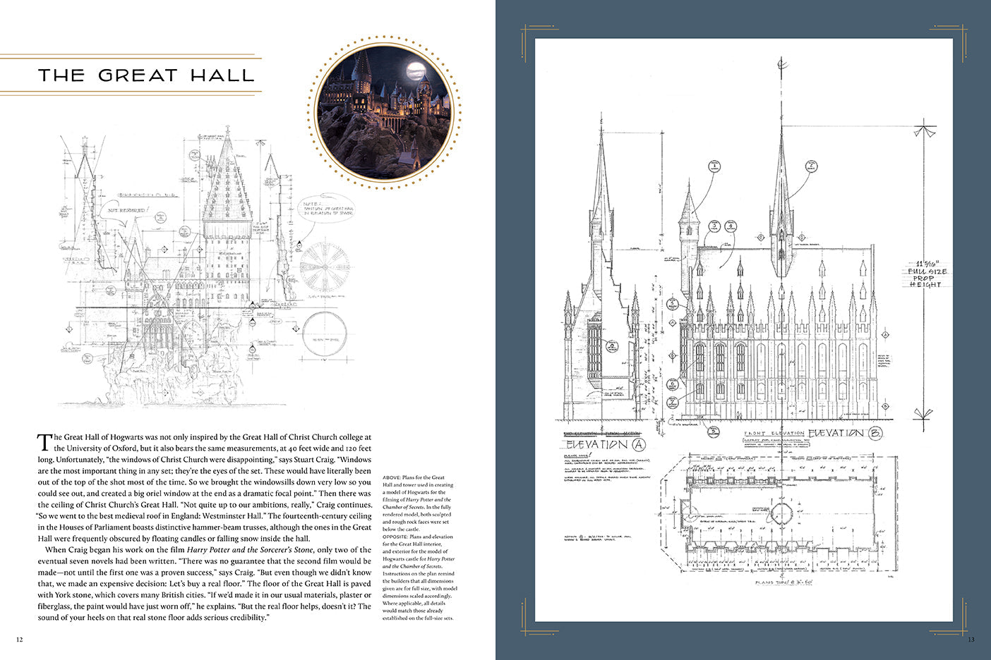 Harry Potter: The Blueprints Hardcover Book