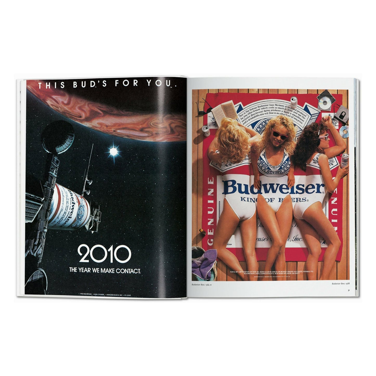 All-American Ads of the 80s (German, French, English) Book