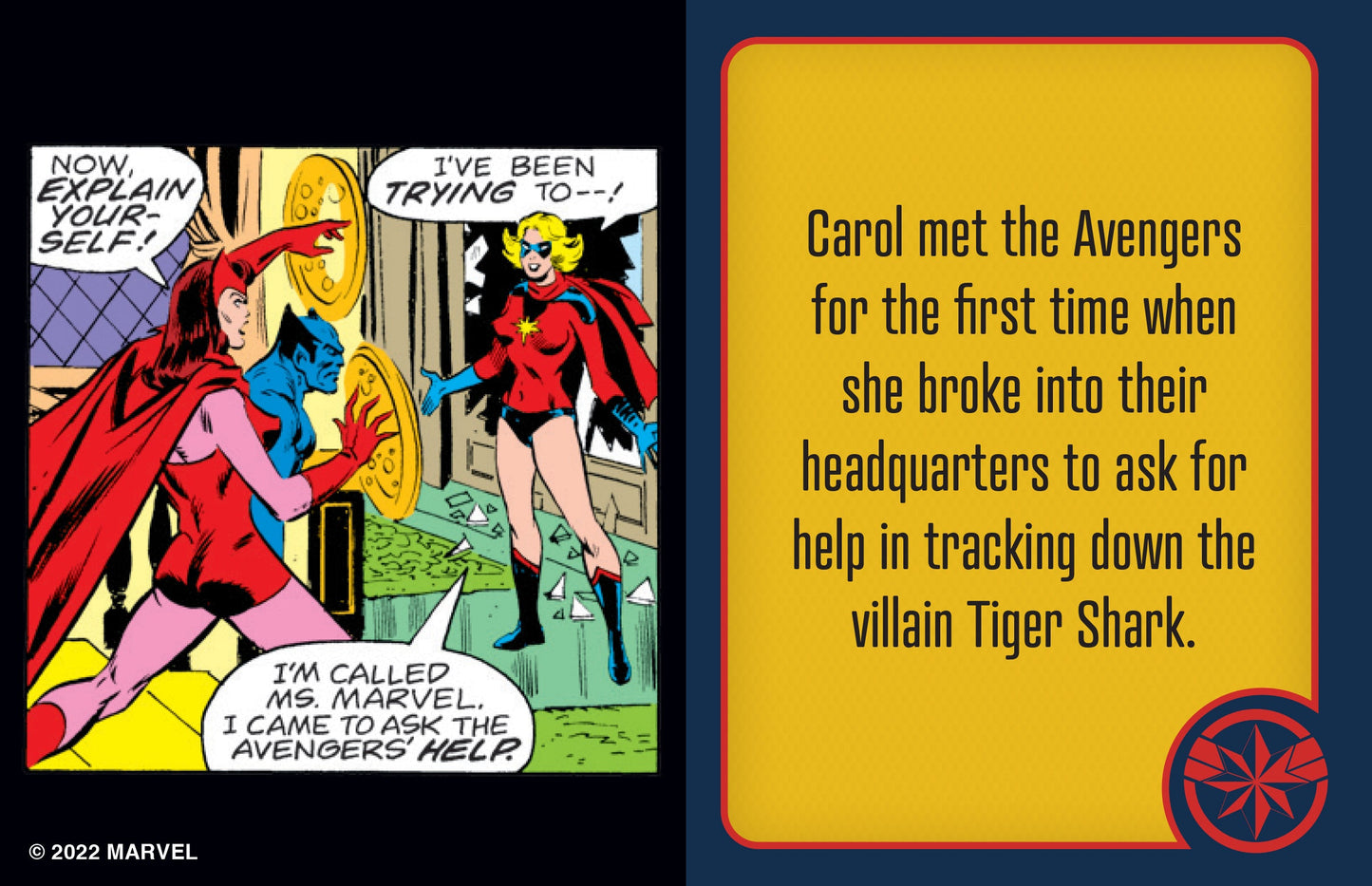 Captain Marvel: The Tiny Book of Earth's Mightiest Hero Hardcover Book